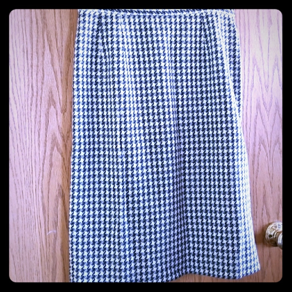 Pendleton wool pencil skirt